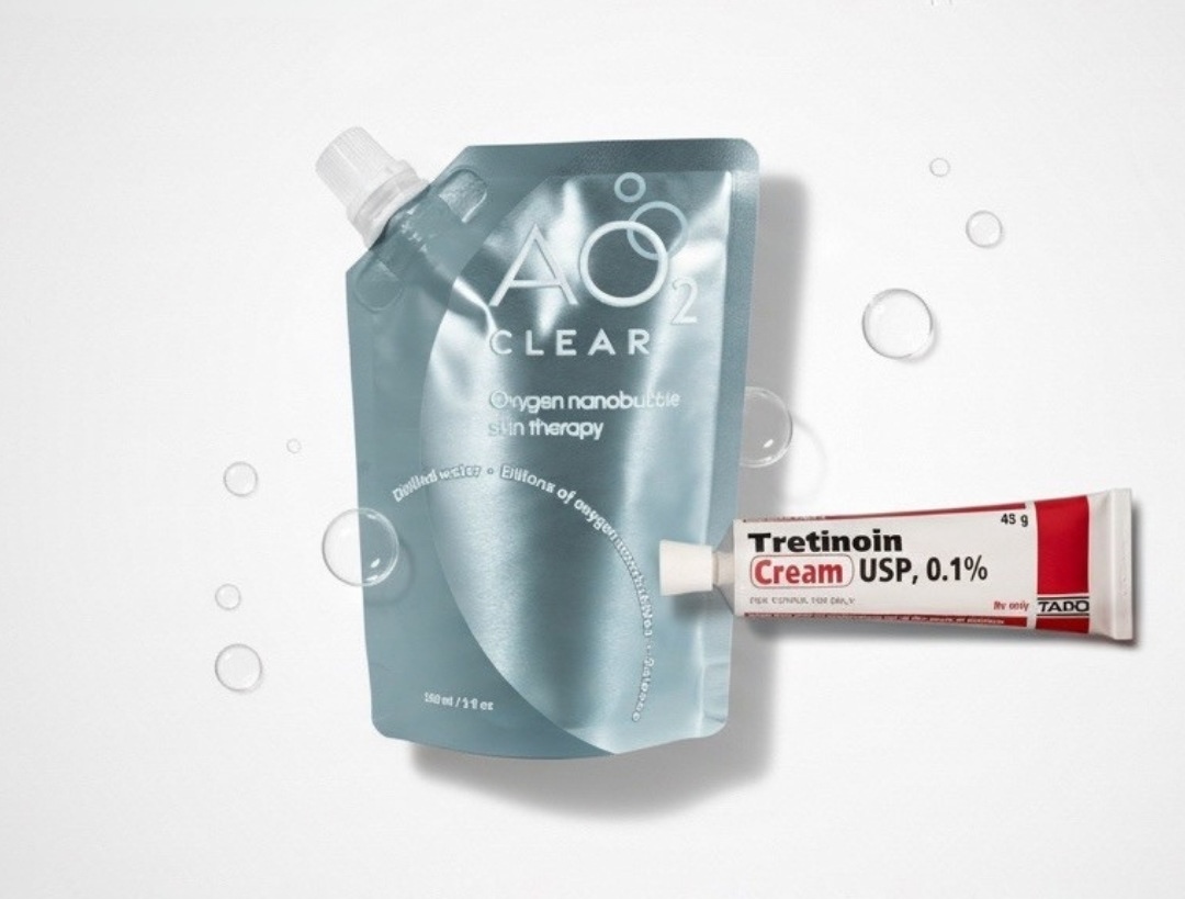 retinol irritation and AO2 CLEAR comparison